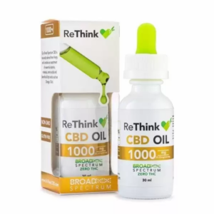 ReThink 1000mg CBD Oil Tincture – 30ml Bottle