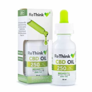 ReThink 250mg CBD Oil Tincture – 30ml Bottle